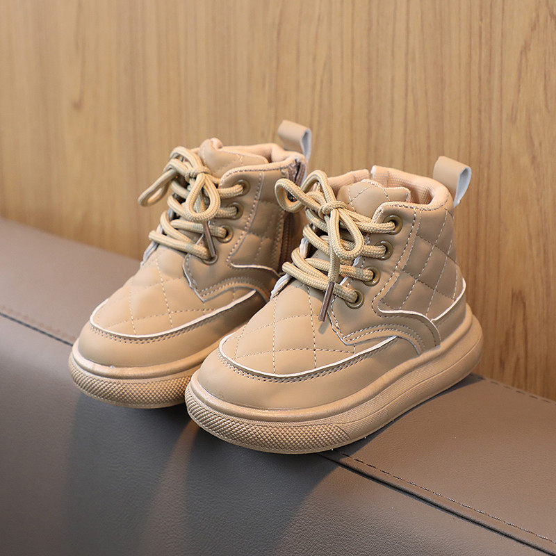 Jesenné nové detské krátke čižmy, mäkké pohodlné členkové čižmy pre chlapcov a dievčatá, módne jednoduché čižmy