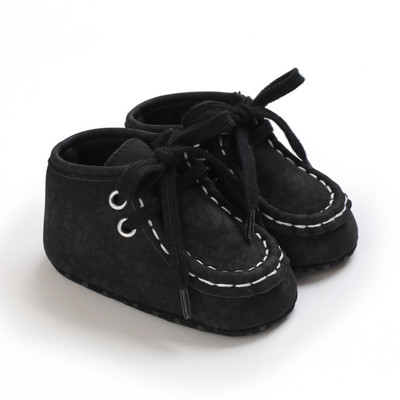 Warren Sina Παπούτσια για νεογέννητο αγόρι για κορίτσια First Walker Βρεφικά παπούτσια Μαλακή αντιολισθητική σόλα Lovely Bow Casual Canvas παιδικά παπούτσια