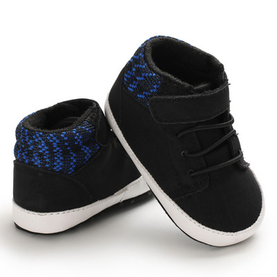 Warren Sina Παπούτσια για νεογέννητο αγόρι για κορίτσια First Walker Βρεφικά παπούτσια Μαλακή αντιολισθητική σόλα Lovely Bow Casual Canvas παιδικά παπούτσια