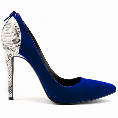 Seksi cipele sa šarenim petama sa zmijskim printom za žene Pumpice na visoke pete Jesenske cipele sa patentnim zatvaračem na stražnjoj strani Modne ženske cipele za zabavu