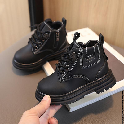 Botine pentru copii, primăvară, toamnă, iarnă, pantofi din piele pentru copii, cizme de zăpadă, pantofi de bumbac, pentru băieți, pantofi, pantofi pentru băieți