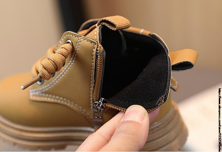 Botine pentru copii, primăvară, toamnă, iarnă, pantofi din piele pentru copii, cizme de zăpadă, pantofi de bumbac, pentru băieți, pantofi, pantofi pentru băieți