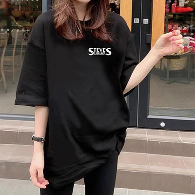 Ljeto 2022. Nova pamučna majica kratkih rukava s crtanim filmovima Ženska korejska kawaii labava prevelika majica za sve za djevojke iz 90-ih