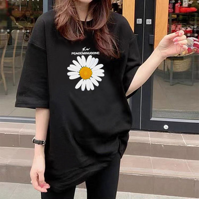 Ljeto 2022. Nova pamučna majica kratkih rukava s crtanim filmovima Ženska korejska kawaii labava prevelika majica za sve za djevojke iz 90-ih