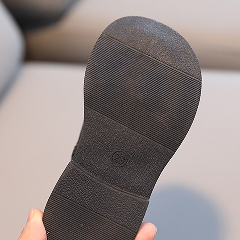 Παιδικές μπότες μόδας 2023 Φθινόπωρο Χειμώνας ζεστά παπούτσια για χιόνι Βρεφικά παιδικά κορίτσια αγόρια καθημερινά παπούτσια Ρετρό δερμάτινες μπότες κορυφαίας ποιότητας