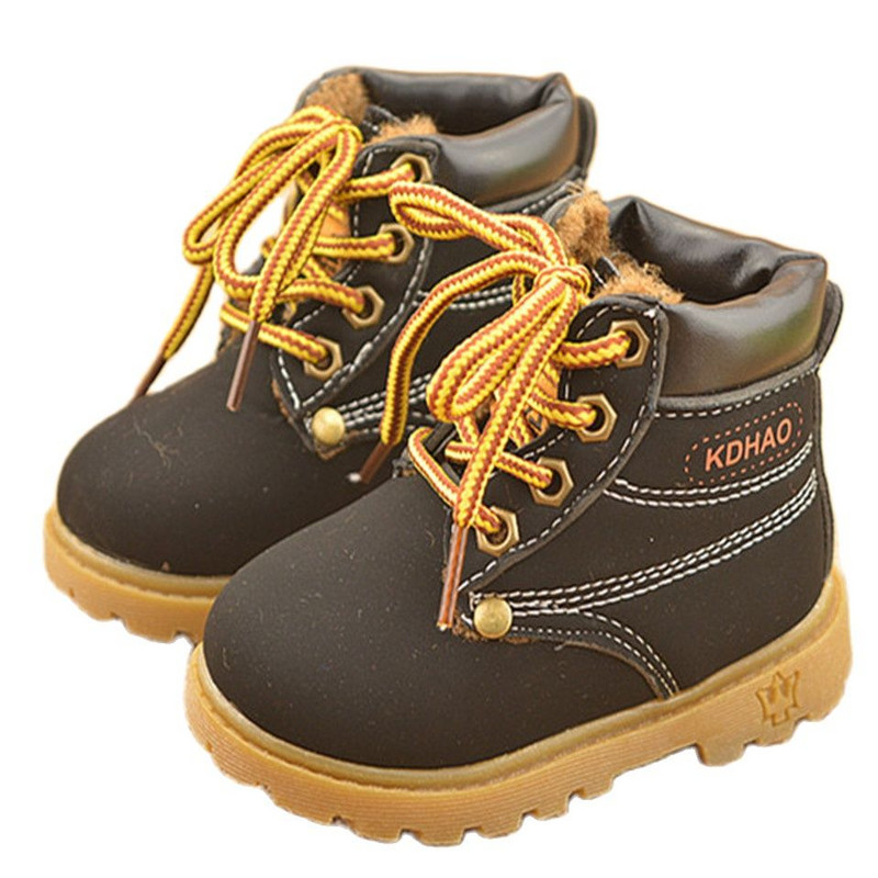 Cizme de iarnă pentru copii Copii Fete Băieți Cizme de pluș Ocazional Pantofi cald la gleznă Pantofi de modă pentru copii Cizme de zăpadă pentru bebeluși