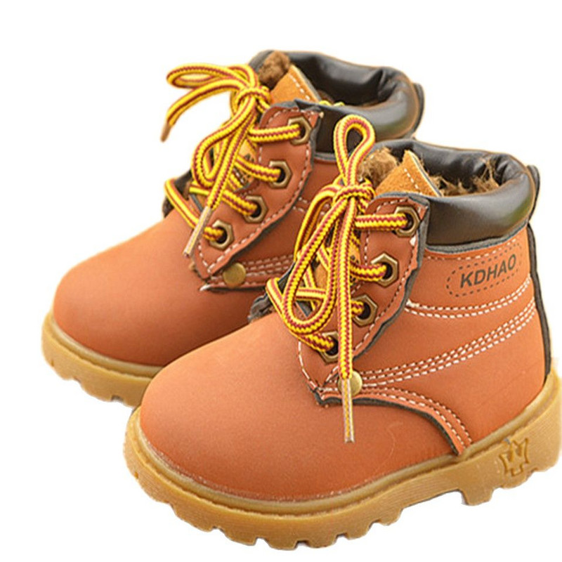 Cizme de iarnă pentru copii Copii Fete Băieți Cizme de pluș Ocazional Pantofi cald la gleznă Pantofi de modă pentru copii Cizme de zăpadă pentru bebeluși