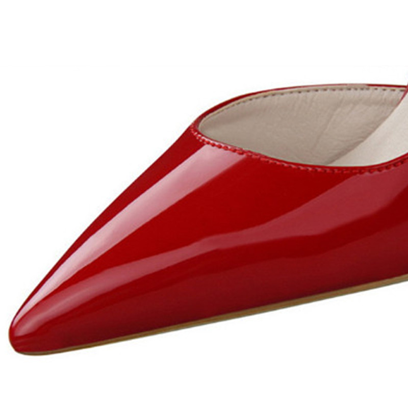 Pantofi BIGTREE, noi, din piele lacuita, pantofi cu toc înalt, pantofi cu toc înalt