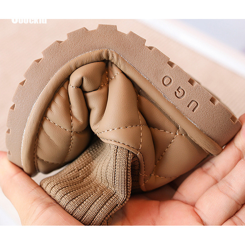 Dječje čizme Dječaci Čizme za djevojčice Zimske tople pamučne čizme za snijeg Čizme od PU kože Cipele za djevojčice Cipele za dječake Dječje