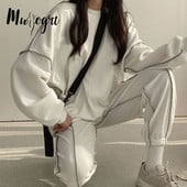 Zimski dvodijelni kompleti Ženska trenirka Ležerno odijelo Jesen 2023. Odijela s hlačama Ženska dukserica Jednobojna sportska sportska odjeća