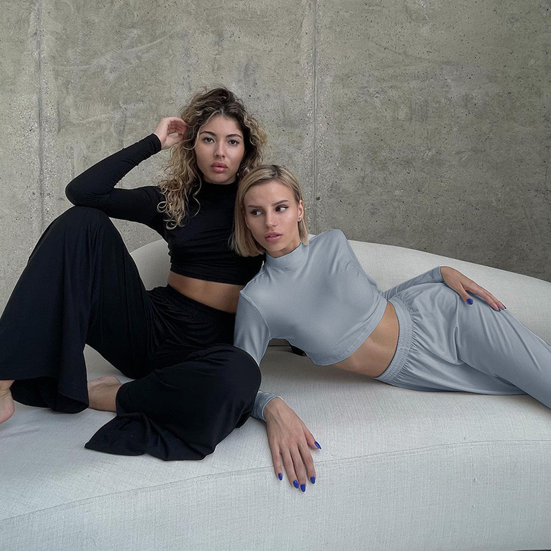 ženska dvodijelna ljetna odjeća kratki top kratke hlače 2-dijelni set ženske ljetne odjeće veleprodaja