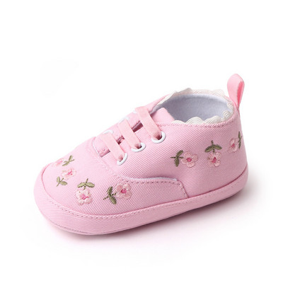 Pamučne cipele za djevojčice Retro Proljeće Jesen Za malu djecu Pamučne cipele za dojenčad S mekim dnom za prve hodalice 0-18M