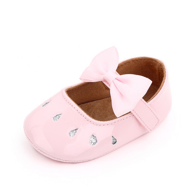 Nove cipele za djevojčice Proljeće Jesen Princess cipele od PU kože Slatke cipele s mašnom za malu djecu Zapatos Para Bebe