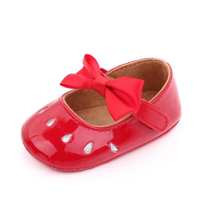 Nove cipele za djevojčice Proljeće Jesen Princess cipele od PU kože Slatke cipele s mašnom za malu djecu Zapatos Para Bebe