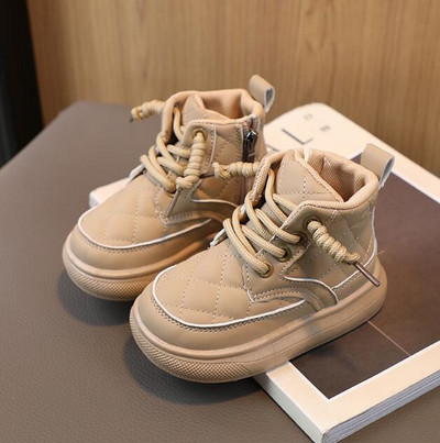 Băieți Fete Cizme de zăpadă calde Iarna Noi pantofi pentru copii din catifea îngroșată din bumbac Cizme scurte pentru fete Cizme din bumbac pentru bebeluși Pantofi pentru copii