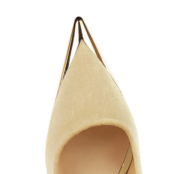 Обувки BIGTREE Дизайнерски дамски помпи Луксозна метална декорация Остри пръсти Дамски офис обувки с приплъзване Рокля с високи токчета 2023 г.