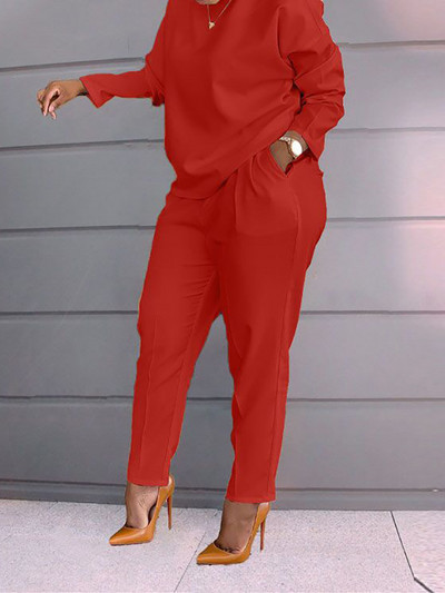 2022 Nový oblek, tepláková súprava, patchwork, dámska jar, jeseň, ležérny, s vreckami, dámska súprava s O-výstrihom a dlhým rukávom, domáce oblečenie, streetwear outfit