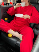 Άνοιξη 2023 Γυναικεία βαμβακερή αθλητική φόρμα oversize Classic Casual σετ δύο τεμαχίων Γυναικεία μπλε στολή Μασίφ μόδα Γυναικείο κοστούμι δύο τεμαχίων