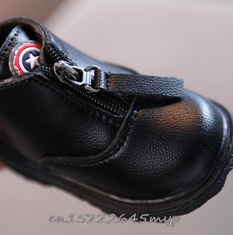 Laste karusnahast kingad poistele Sügis Talv Uued Korea nahast poolsaapad 0-2 aastased tüdrukud Nahast soojad puuvillased saapad Parim kingitus