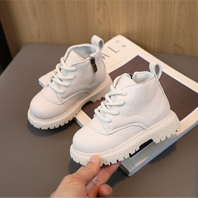 CAPSELLA LASTE Sügistalvesaapad poisid Tüdrukud Lühikesed poolsaapad Lastele Vabaajajalatsid Väikelapsed Lastele Pehme põhjaga nahast tossud