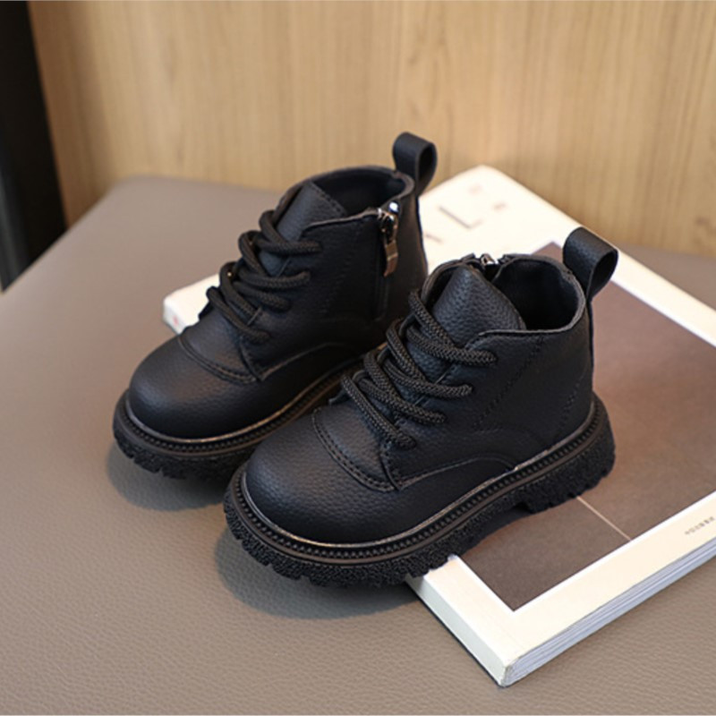 CAPSELLA LASTE Sügistalvesaapad poisid Tüdrukud Lühikesed poolsaapad Lastele Vabaajajalatsid Väikelapsed Lastele Pehme põhjaga nahast tossud