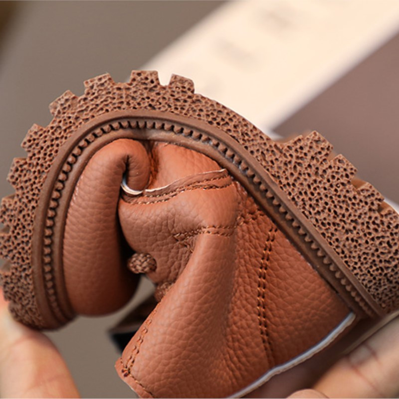 CAPSELLA LASTE Sügistalvesaapad poisid Tüdrukud Lühikesed poolsaapad Lastele Vabaajajalatsid Väikelapsed Lastele Pehme põhjaga nahast tossud