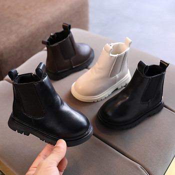 2021 Νέα φθινοπωρινά χειμερινά παπούτσια Παιδικά Maritn Μπότες για αγόρια για κορίτσια Αδιάβροχα αντιολισθητικά μποτάκια Παιδικά δερμάτινα παπούτσια