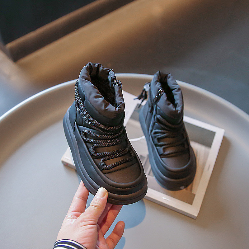 Cizme de iarnă pentru bebeluși Moda Casual Bebeluși Fetițe Băieți Pantofi calduri de pluș Pantofi moale pentru copii Pantofi sport pentru copii