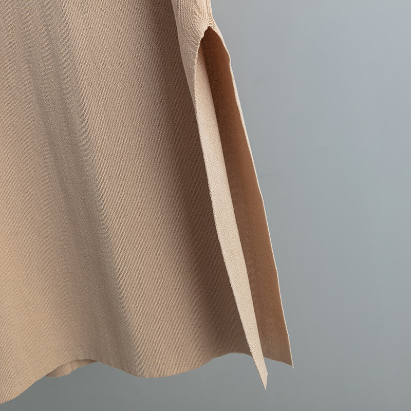 GIGOGOU Základná jar/leto Dámska pletená tepláková súprava s krátkym rukávom, dvojdielna nohavicová súprava, dámske voľné tričko