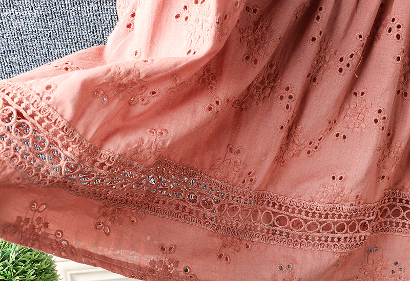 2020. gada jauns pavasara sieviešu krekls, literārs svaigs, dobs izšuvums, džemperis Kokvilnas un lina sieviešu blūze ar O-kaklu