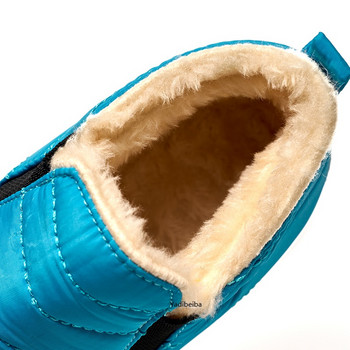 Νέα χειμωνιάτικα παιδικά μποτάκια χιονιού Αδιάβροχα αντιολισθητικά βελούδινα ζεστά παχιά βαμβακερά παπούτσια για αγόρια για κορίτσια Casual παπούτσια για παιδιά Μπότες για κορίτσια