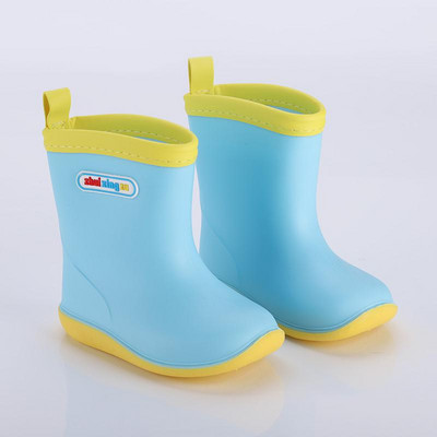 Laste kummist vihmasaapad Tüdrukutele Libisemiskindlad Saapad Beebipoistele Veekindlad Veekingad Soojad Laste Vihmasaapad Eemaldatav puuvillane kate