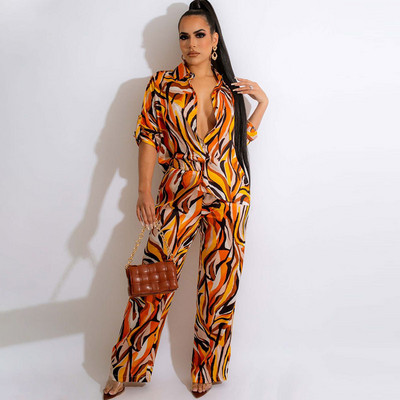 Laia säärega püksid, kaheosalised komplektid, komplektid naiste kevad-sügis pikkade varrukatega särgi ülikond vabaaja 2 tk. komplekt naistele