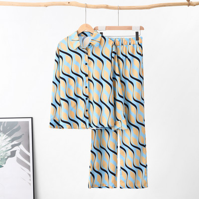 Laia säärega püksid, kaheosalised komplektid, komplektid naiste kevad-sügis pikkade varrukatega särgi ülikond vabaaja 2 tk. komplekt naistele