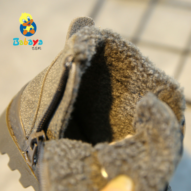 Dječje čizme za dječake, dječje tenisice, visoke kožne čizme za dječake, gumene protuklizne čizme za snijeg, modne zimske cipele na vezanje, bota za malu djecu