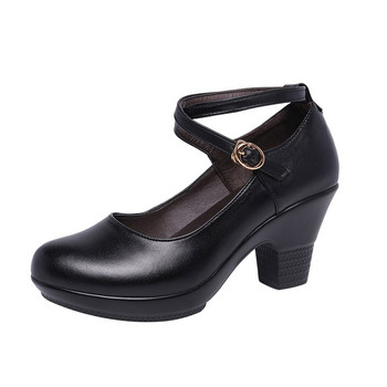 Νέες γυναικείες αντλίες μόδας 2022 με ψηλά τακούνια για γυναικεία παπούτσια εργασίας Πλατφόρμα χορού Pumps Γυναικεία παπούτσια από  Mary Janes