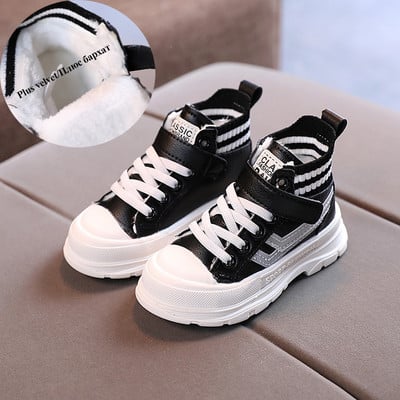 Lastejalatsid 2022. aasta sügis- ja talvejalatsid, väikelaste poolsaapad, tüdrukud, keskmise lõikega, soojad lühikesed saapad, poiste moed, üksikud saapad