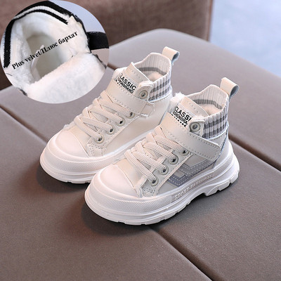 Lastejalatsid 2022. aasta sügis- ja talvejalatsid, väikelaste poolsaapad, tüdrukud, keskmise lõikega, soojad lühikesed saapad, poiste moed, üksikud saapad