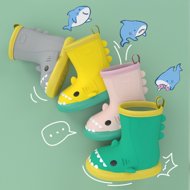 Bērnu lietus zābaki Viegli mazuļu lietus apavi Toddler lietus zābaki zēniem, meitenēm