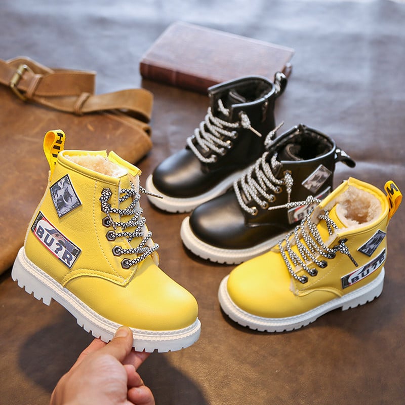 Uued talvised lastesaapad Soojad vabaajajalatsid poistele kingad tõmblukuga libisemiskindlad poolsaapad Tüdrukud Mugavad õpilaste kingad Lastesaapad