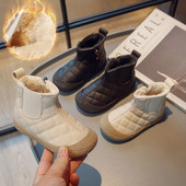 Νέες χειμερινές μπότες 2024 για μωρά αγόρια κορίτσια Μποτάκια χιονιού Ζεστά βελούδινα παιδικά βαμβακερά παπούτσια Αντιολισθητικά παιδικά καθημερινά παπούτσια για βρέφη