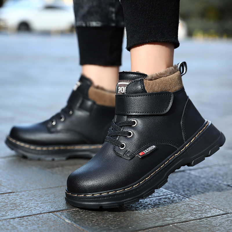 2023 Νέες παιδικές μπότες χιονιού Ζεστά αντιολισθητικά παπούτσια για αγόρια κορίτσια Επώνυμα μποτάκια Comfort Baby βελούδινα μπότες μόδας αθλητικά παπούτσια