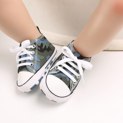 Vastsündinu kingad poistele ja tüdrukutele Klassikalised spordijalatsid, pehme lõuend, mitmevärvilised esimesed kõndimisjalatsid vabaaja kingad beebi ristimiskingad