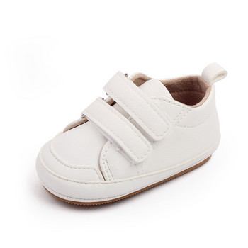 Бебешки обувки от ретро изкуствена кожа, новородено момче, момиче, многоцветни обувки за малко дете, гумена подметка, противоплъзгащи се, първи проходилки