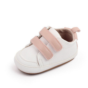 Бебешки обувки от ретро изкуствена кожа, новородено момче, момиче, многоцветни обувки за малко дете, гумена подметка, противоплъзгащи се, първи проходилки