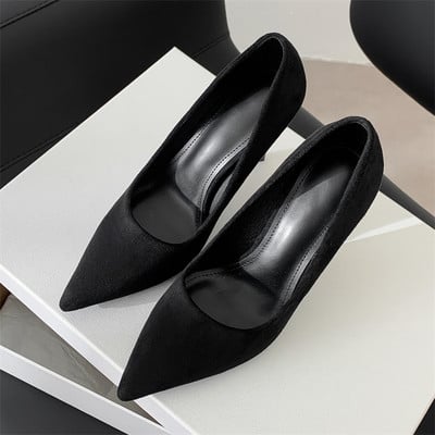 Eilyken Sexy Concise Mules Naiste pumbad Madala terava ninaga õhukesed kõrged kontsad peokleit Sandaalid kevad-sügis kingad