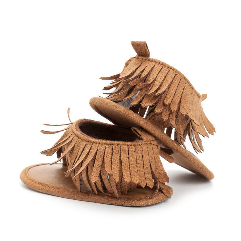 Novorođenčad Cipele za djevojčice Sandale sa šljokicama InfantMeki potplat Cipele za malu djecu Rese Neklizajuće Ljetne sandale 0-12M