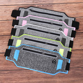 1 ΤΕΜ. Εξαιρετικά λεπτή τσάντα μέσης Τσάντες ζώνης πορτοφολιού Fashion Running Sport Bum Πακέτο Ταξιδιωτικής ζώνης μέσης με φερμουάρ Θήκη πεζοπορίας