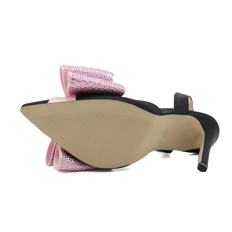 Eilyken jesenske cipele s leptir-čvorovima, seksi naramenice za gležnjeve, ženske cipele sa špicastim prstima, tanke potpetice Zapatos Mujer