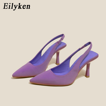Eilyken Candy Colors Women Pumps Σχεδιαστικά Σανδάλια Σανδάλια Καλοκαίρι 2024 Κομψό στυλ γάμου χορού με ψηλά τακούνια παπούτσια